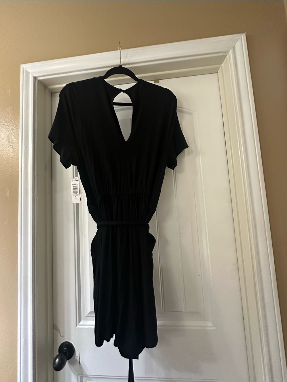 New Torrid Romper Size 0 Solid Black L - Picture 5 of 6